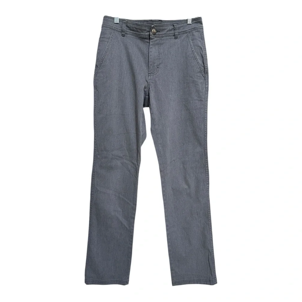 Columbia Women’s Gray Straight Leg Pants Denim Jeans Trousers Size 10 Tall 32…